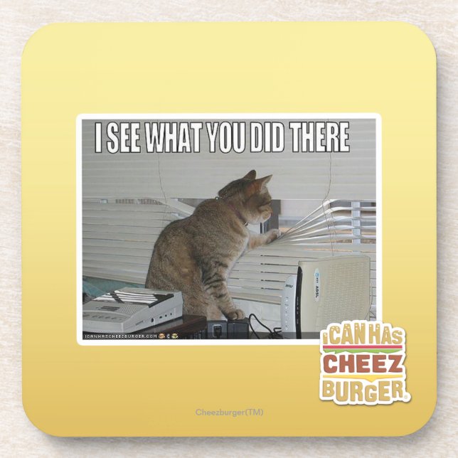I see what you did there coaster (Front)