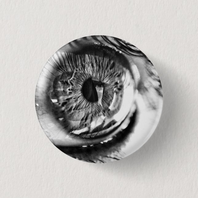 I see you 3 cm round badge (Front)