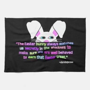 I See You, Easter Bunny Kitchen Towel