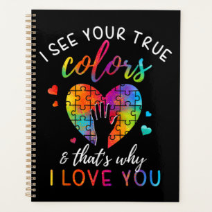 I See Your True Colours, Puzzle World Autism Planner