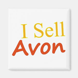 I-Sell-Avon-White Background Magnet