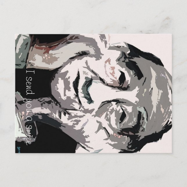 I send you a smile postcard (Front)