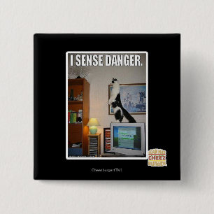 I sense danger 15 cm square badge