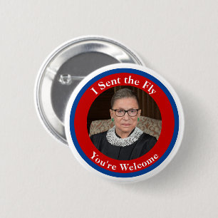 I sent the Fly - RBG 6 Cm Round Badge