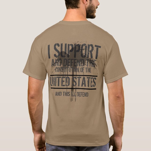 I serve no man T-Shirt (Back)