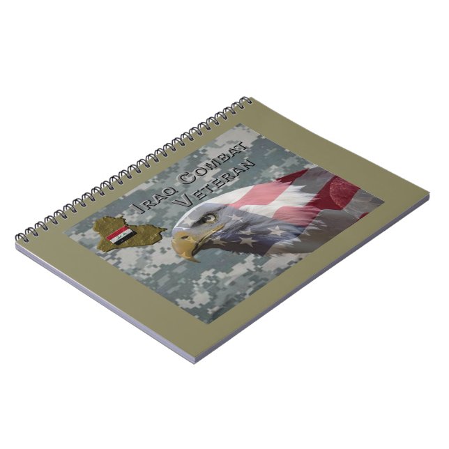 I Served - Irag Combat Veteran Notebook (Left Side)