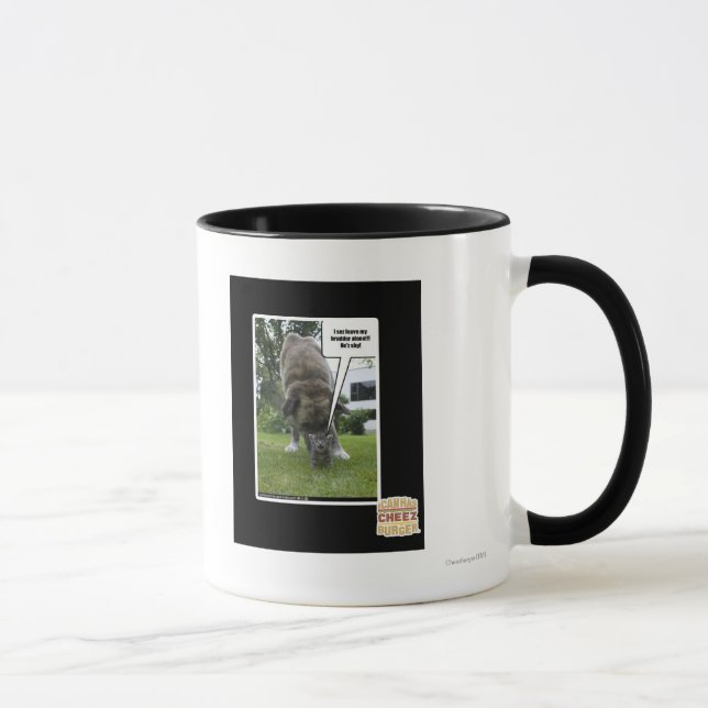 I sez leave my brudder alone mug (Right)