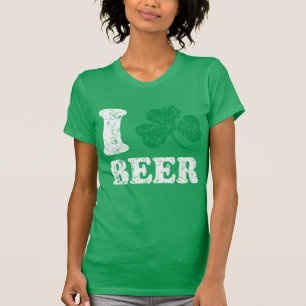 I Shamrock Beer Irish St Patricks Day T-Shirt