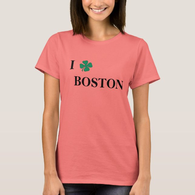 I SHAMROCK BOSTON T-Shirt (Front)