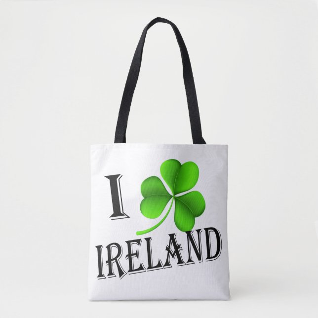 I Shamrock Ireland bk stcnt Tote Bag (Front)