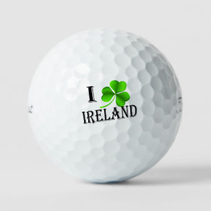 I Shamrock Ireland bk tpv1 gbcn Golf Balls