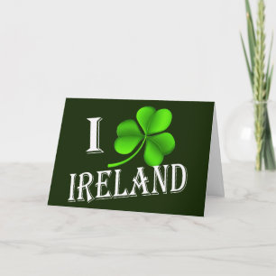 I Shamrock Ireland wt gccnt Card
