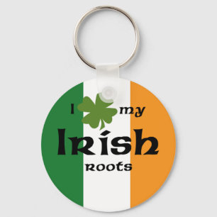 I "shamrock" my Irish roots Key Ring