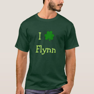 I Shamrock Name Green St Pats Day T-Shirt
