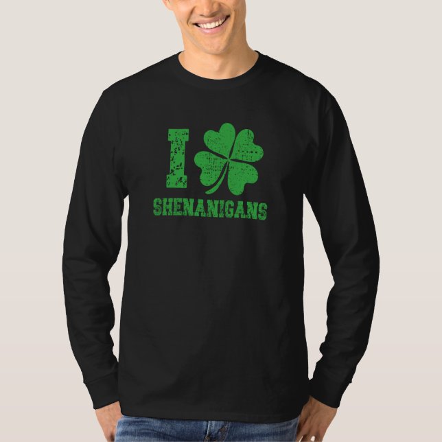 I Shamrock Shenanigans St Patricks Day  1 T-Shirt (Front)