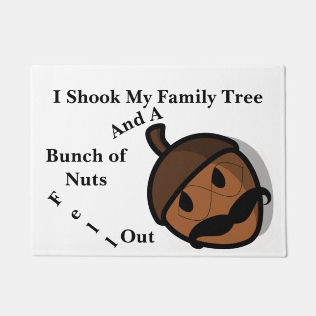 I Shook My Family Tree Doormat (Front)
