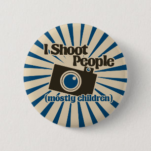 I Shoot People 6 Cm Round Badge