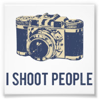 I Shoot People Photography Camera