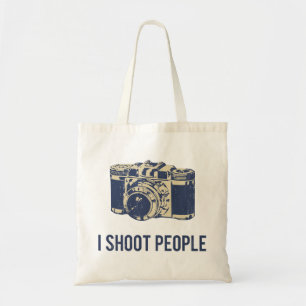 I Shoot People Photography Camera Tote Bag