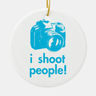 i shoot people photography photographer funny ceramic tree decoration