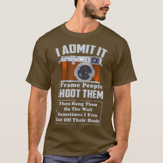 I Shoot People Photography Photographer Old T-Shirt