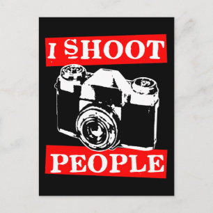 I Shoot People Postcard