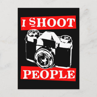 I Shoot People Postcard