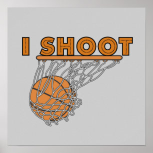 I Shoot T-shirts and Gifts Poster