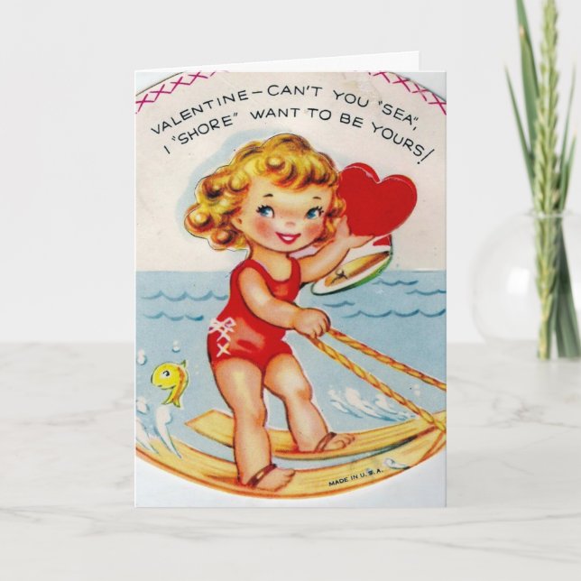 I Shore Want To Be Yours Holiday Card (Front)