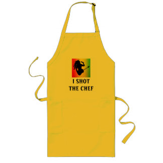 I Shot The Chef Reggae Rasta Standard Apron
