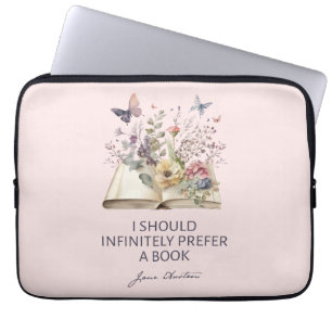 I Should Infinitely Prefer A Book II - Jane Austen Laptop Sleeve