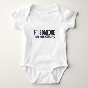 I Shunt Heart Someone with Hydrocephalus Baby Bodysuit