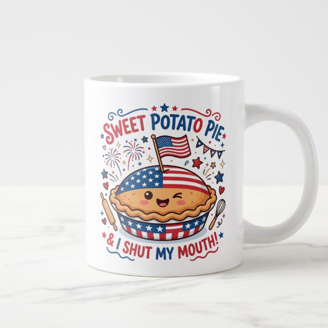 I shut my mouth large coffee mug (Right)