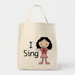 I Sing Female Tshirts and Gifts Tote Bag