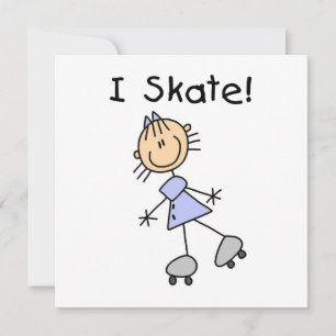 I Skate - Girl Roller Skater