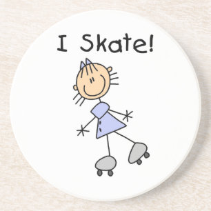 I Skate - Girl Roller Skater Coaster