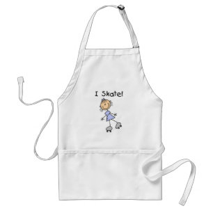I Skate Girl Roller Skater Standard Apron