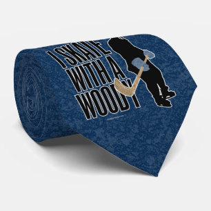 I Skate With A Woody (Hockey) Tie