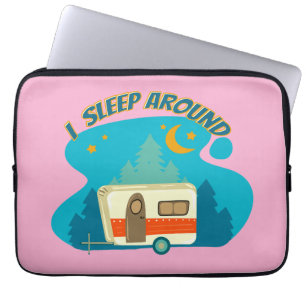 I Sleep Around Camper Van Camping Explorer Nature Laptop Sleeve