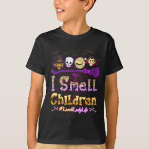 I Smell Children Lunch Lady Life Halloween Lunch L T-Shirt