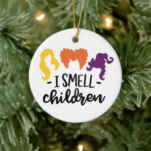 I Smell Children Sanderson Sisters Ceramic Tree Decoration