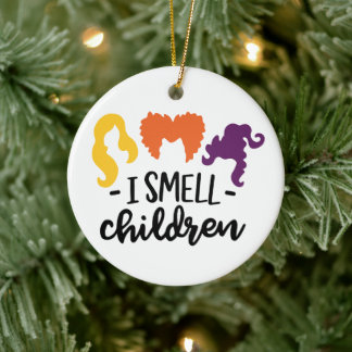 I Smell Children Sanderson Sisters Ceramic Tree Decoration