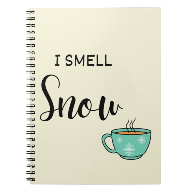I smell snow  notebook (Front)