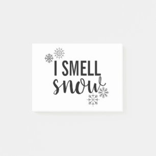 I Smell Snow Post-it Notes
