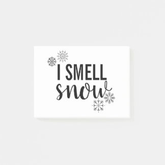 I Smell Snow Post-it Notes