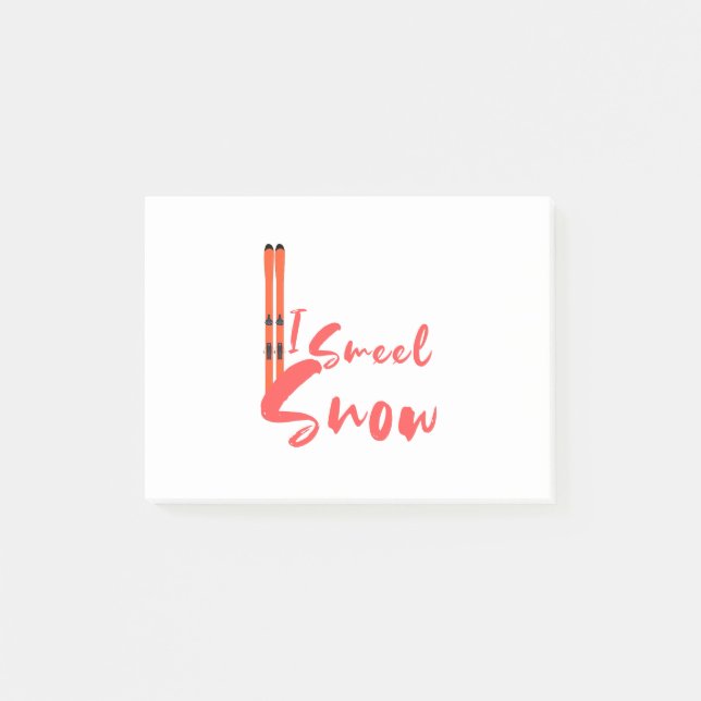 I Smell Snow Post-it Notes (Front)