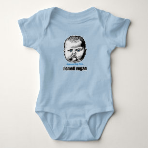 I smell Vegan - dry humor Baby Bodysuit