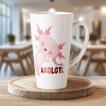 I Smile A Lot Personalised Kawaii Axolotl Latte Mug<br><div class="desc">I Smile A Lot Personalised Kawaii Axolotl Mug - The Mexican walking fish better known as the Axolotl is here to rock your world. These very exotic sea creatures are taking the world by storm and it's easy to see why. Crack up everyone in the office or the next work...</div>