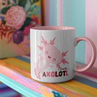 I Smile A Lot Personalised Kawaii Axolotl