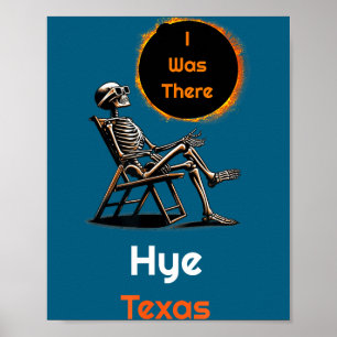I Solar Eclipse Hye Texas There Poster